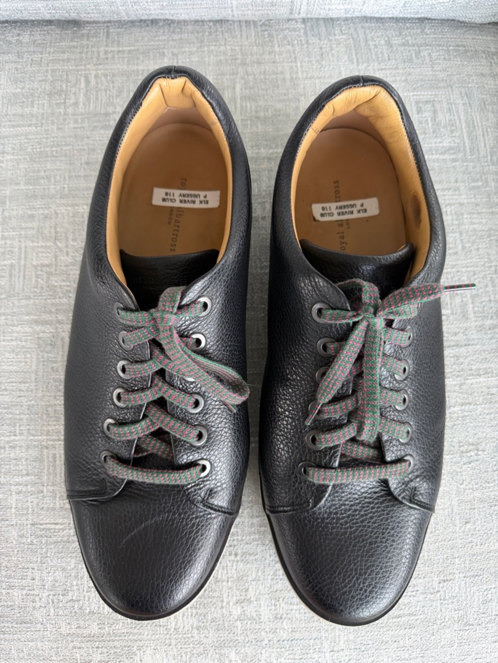 Royal Albartross Bond Golf Shoes Mens 12 Leather Spikeless Sneakers